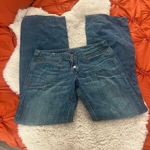 DIESEL vintage Y2K lo rise flare jeans